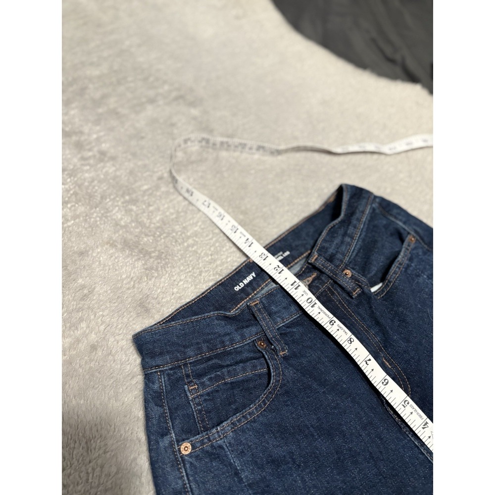 Old Navy Women's High Rise Barrel Leg Denim Blue Jeans Size 2 Pants - Picture 5 of 8